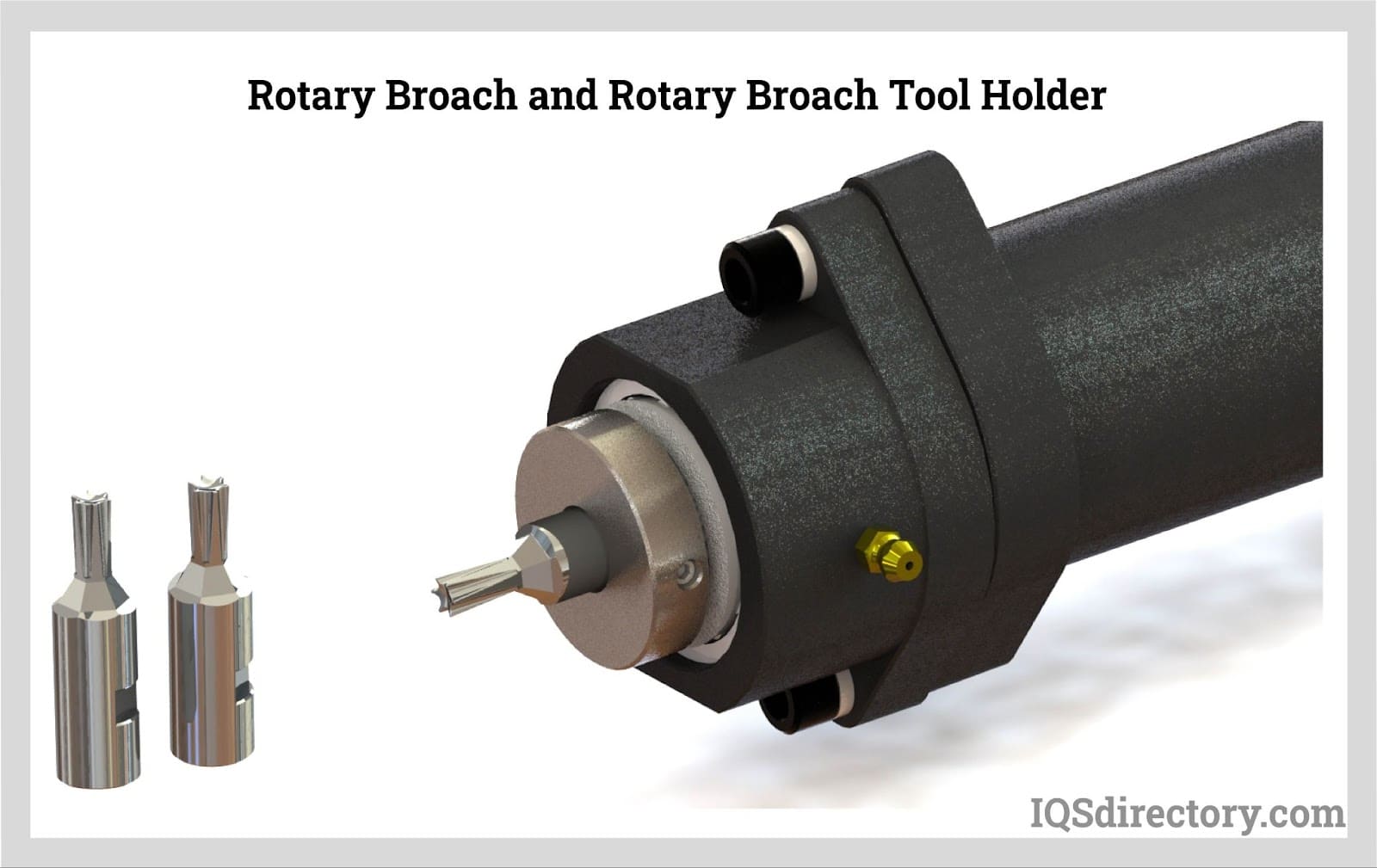 Rotary Broach and Rotary Broach Tool Holder