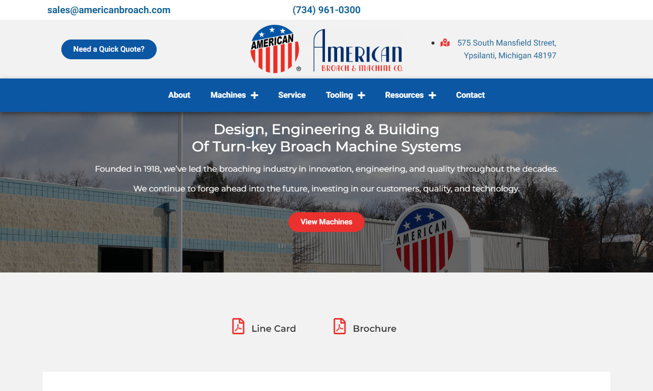 American Broach & Machine Company