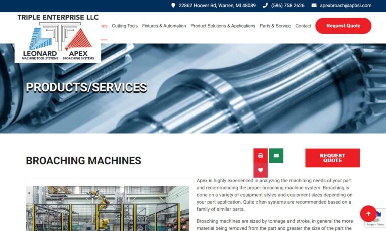 Apex Broaching Systems